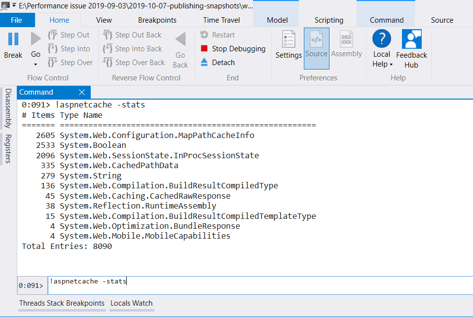 ASP.NET cache summary